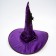 The carnival hat is “purple”, draped, with a bat, p. 56 - 58