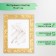 Photo frame Plastic "Mira" 15x21 cm, 651618 gold (plastic screen)