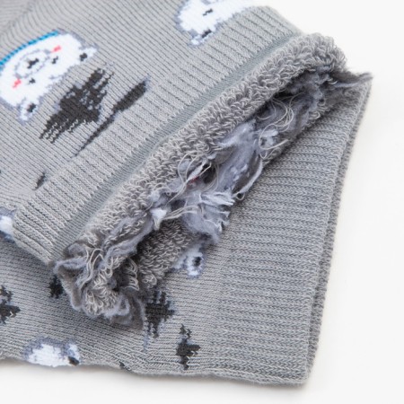 Women's socks, gray color, size 23-25-3