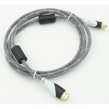 Audio-Video cable HDMI (M)/HDMI (M) 1.8m. Ferrite. Crusado gilding.