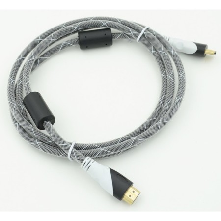 Audio-Video cable HDMI (M)/HDMI (M) 1.8m. Ferrite. Crusado gilding.