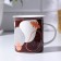 Ceramic mug “Teacher Source of Wisdom”, 300 ml, white color