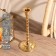 Candlelick for 1 candle "A wave" Brass 22.5x9x9 cm