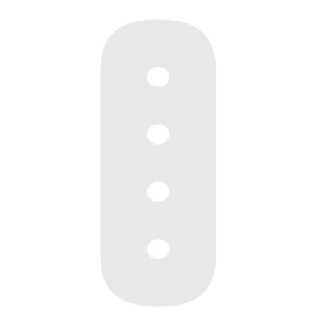 Direct connector for the ARTE LAMP Optima A740533, 0.2x6x2.2 cm, white