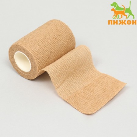 The bandage is self -fixed with a bitter impregnation, 7.5 cm, max. Extensibility 4.5 m, beige