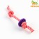 Chewing toy "gear on a rope", up to 20 cm, red
