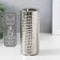 Ceramics candlestick per 1 candle "drops of water" d = 4 cm silver 6.5x6.5x14.5 cm