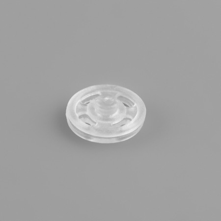 The buttons are sewing, d = 7 mm, 10 pcs, the color is transparent-2