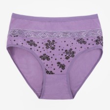 Cowards of women's slips collorista, dark purple color, size 48-50