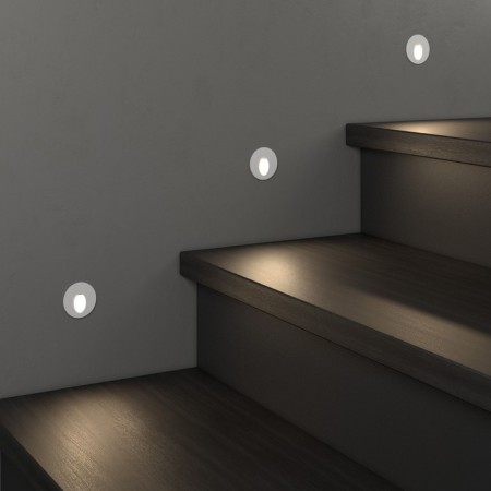 Elektrostandard, STEP 1 LED 3 W, 22X48X48 mm, IP65, white color-1