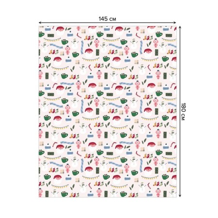 Tables on the table "The mood of the holiday", rectangular, Saten, size 145x180 cm-1