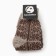 New Year. Women's socks, gray/brown color, 23-25