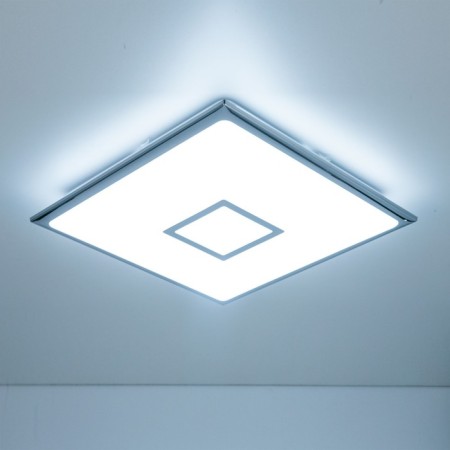 Lamp Citilux "Starlight Smart" CL703AK50G 46.5x46.5x8 cm, 1x50W, LED, Gray color.-16