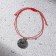Bracelet-Milisman “I am bringing good luck”, red thread, length 24 cm