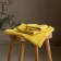 Pasionaria “Shifu”, Muslin, 250 gr, size 30x50 cm, mustard color