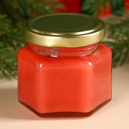 New Year's gift set of "magic moments": herbal tea, cream honey with strawberries-1