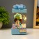 Nightlight "Love" LED from batteries 3HAA Blue 8x8x15.5 cm Risalux