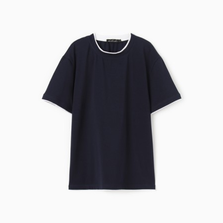 T-shirt male, dark blue color, size 50
