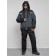 Male winter ski costume, size 48, dark gray color