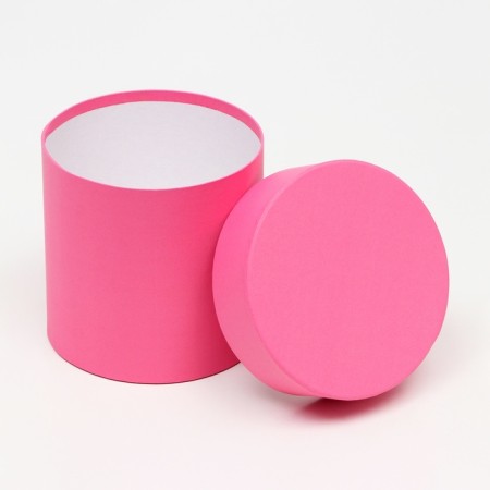 Set of round boxes 4 in 1 "pink" 20 x 20 - 13 x 13 cm-4