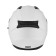 The helmet integral with two visors, size l (59-60), model BLD-M67E, white glossy