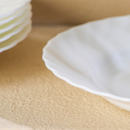 A set of soup plates Luminarc Trianon, 250 ml, d = 23 cm, glass ceramic, 6 pcs, white color-3