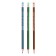 Pencil Chernographic hardness of HB with an eraser, the body is triangular, sharpened, mix