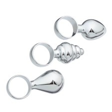 A set of anal plugs with a ring, d = 25; 23; 23 mm