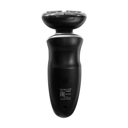 Elektrotveta "Mikma" 259r, 3 W, rotor, dry shaving, battery, trimmer, black-3