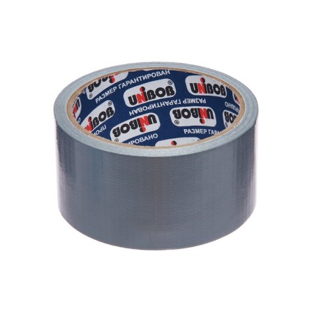 Adhesive tape Unibob reinforced on silver fabric, 48 mm x 10 m-2