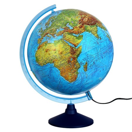 Interactive Globe Physico-Political, diameter 320 mm, with backlight, with glasses