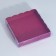 Cookie box, confectionery packaging with PVC lid, “burgundy stars”, 15 x 15 x 3 cm