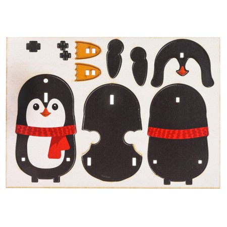 New Year's prefabricated pendant on the Christmas tree "New Year! Penguin"-2