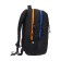 School backpack, 39 x 26 x 19 cm, Grizzly, ergonomic back, laptop department, black/orange