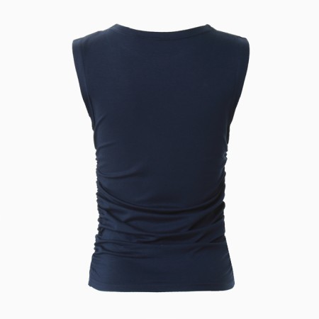 T-shirt female minku: Basic line dark blue color , rr 46-4