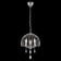 Chandelier "Evra", 3x60W E14, chrome 32x32x21 cm