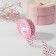 Kapron ribbon “peas”, 25 mm, 23 ± 1 m, pink color