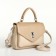 Women's bag on the Textura valve, small size, milk color