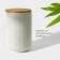 Porcelain Bank for bulk products Bellatenero, 700 ml, D = 10.5 cm, white color