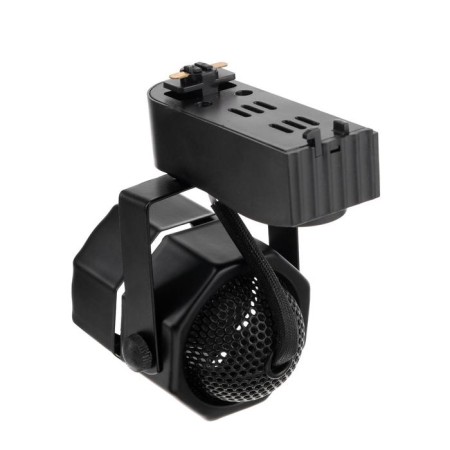 Track lamp for the GU5.3 lamp, eight faces, black body-4