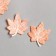 Decor for creativity Textile Embroidery "Maple Leaf" 4.7x4 cm