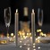 A set of LED candles, white, 2 × 25 × 2 cm, plastic, wax, batteries AAAX2 (not in the kit), glow warm white, 2 pcs.
