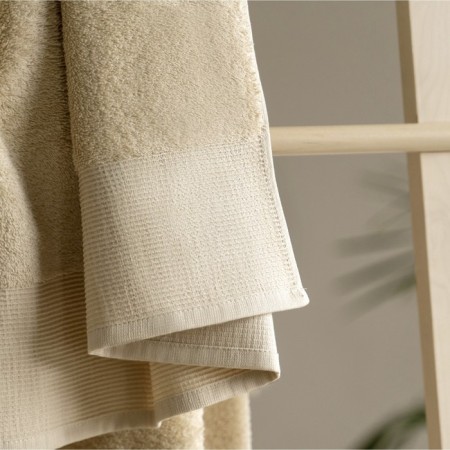 Terry towel Pasionaria "Play", 450 gr, size 50x90 cm, cream color-2