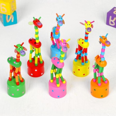 Dergunchik-Marionette "Giraffe", Mix Colors-2