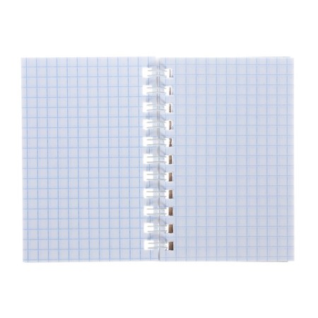 Notebook, A7, 40 sheets, in a cage, on a crest, infide, cover Cardon, OFSET block-3