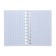 Notebook, A7, 40 sheets, in a cage, on a crest, infide, cover Cardon, OFSET block