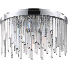 Ceiling chandelier Venecia 8x14 40w, size 60x60x34 cm, color chromium