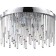 Ceiling chandelier Venecia 8x14 40w, size 60x60x34 cm, color chromium
