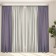 Set of curtains "Canvas", size 200x270 cm, 2 pcs, color purple gray