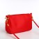 Bag Women's Cross-Bodi with a zipper, red color